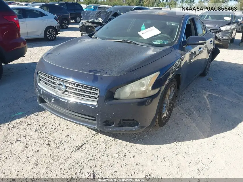 2010 NISSAN MAXIMA VIN 1N4AA5AP0AC856463 — фото 2