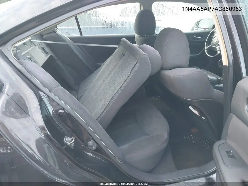2010 NISSAN MAXIMA VIN 1N4AA5AP7AC860963 — фото 8