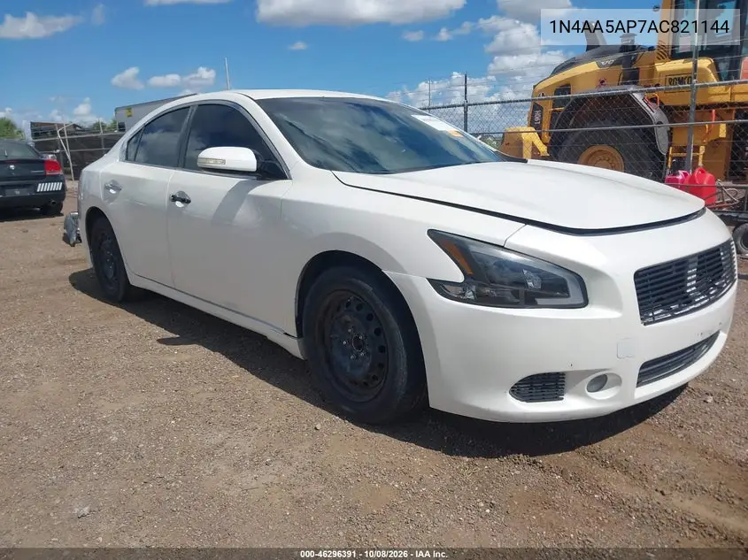 NISSAN MAXIMA 2010, VIN 1N4AA5AP7AC821144