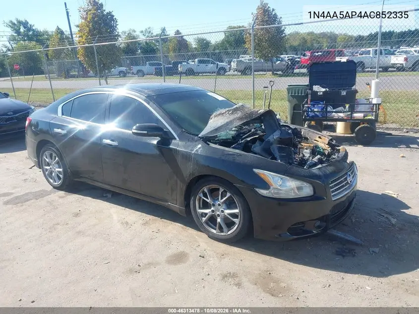 NISSAN MAXIMA 2010, VIN 1N4AA5AP4AC852335