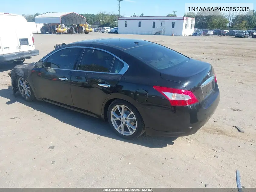 2010 NISSAN MAXIMA VIN 1N4AA5AP4AC852335 — фото 3