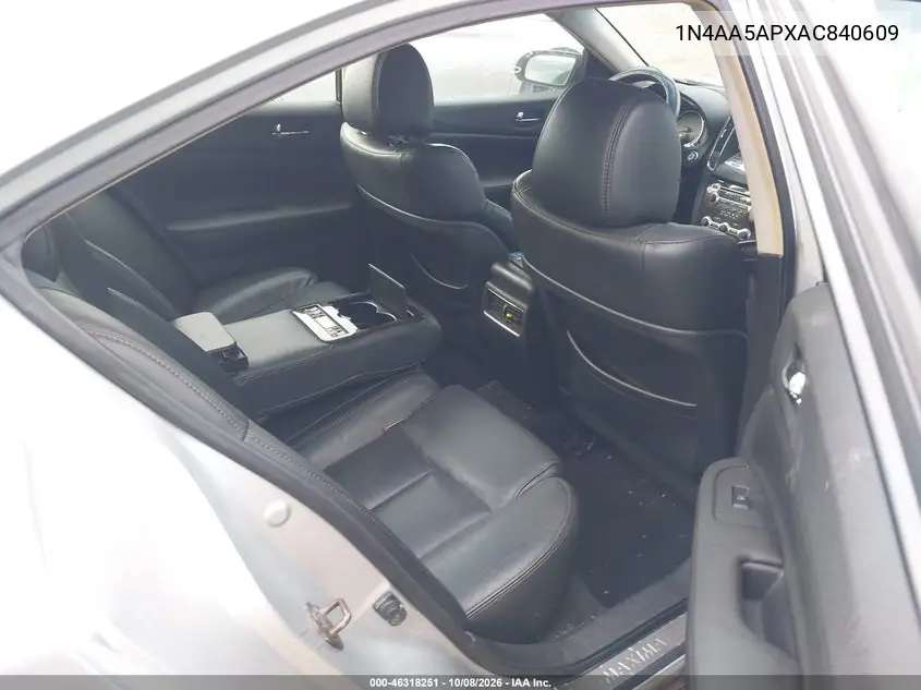 2010 NISSAN MAXIMA VIN 1N4AA5APXAC840609 — фото 8