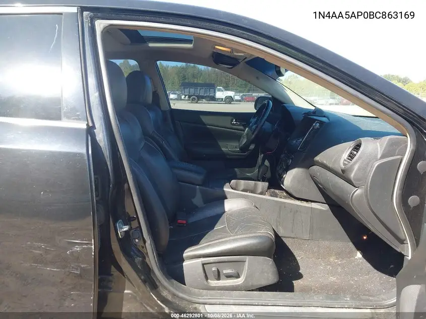 2011 NISSAN MAXIMA VIN 1N4AA5AP0BC863169 — фото 5