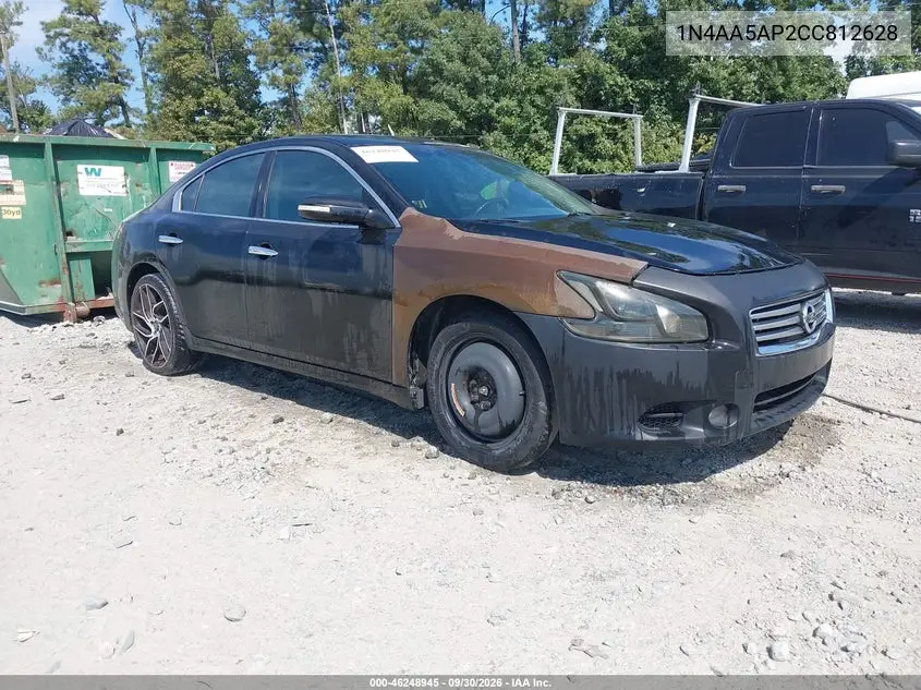 NISSAN MAXIMA 2012, VIN 1N4AA5AP2CC812628