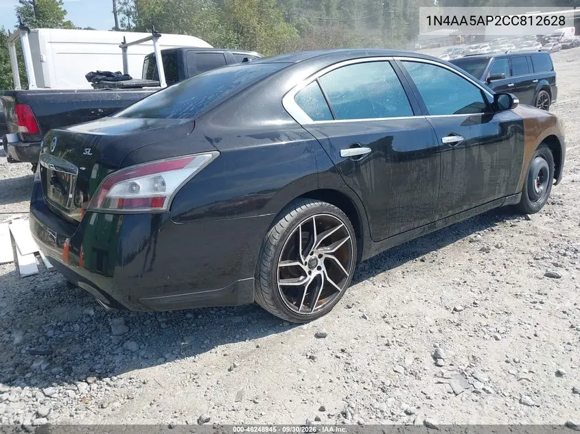 2012 NISSAN MAXIMA VIN 1N4AA5AP2CC812628 — фото 4