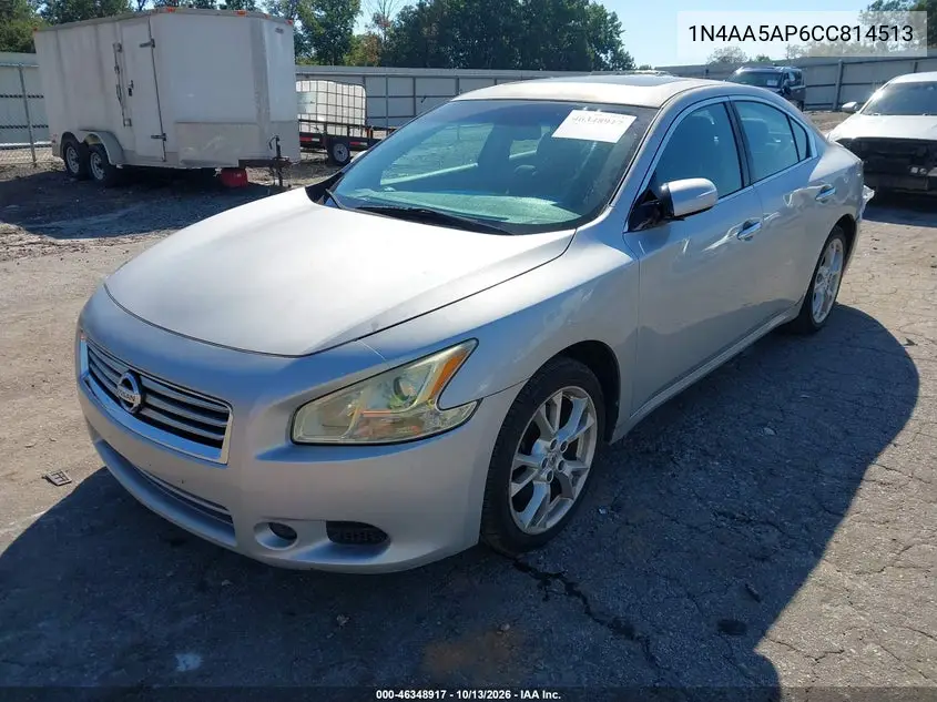 2012 NISSAN MAXIMA VIN 1N4AA5AP6CC814513 — фото 2