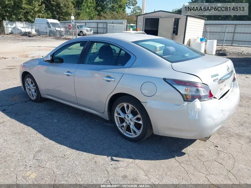 2012 NISSAN MAXIMA VIN 1N4AA5AP6CC814513 — фото 3