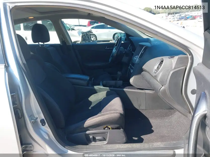 2012 NISSAN MAXIMA VIN 1N4AA5AP6CC814513 — фото 5