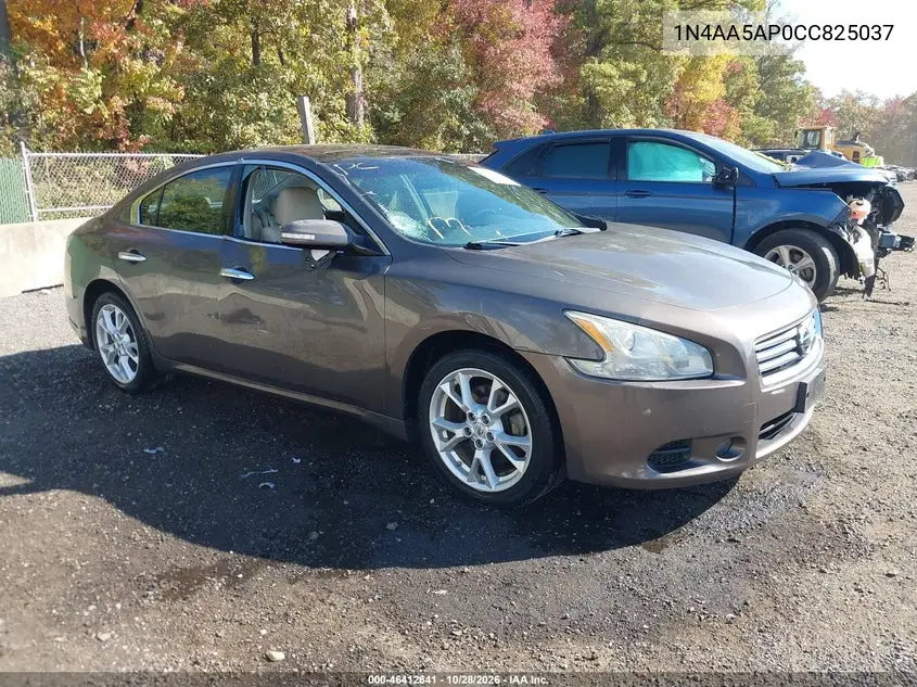 NISSAN MAXIMA 2012, VIN 1N4AA5AP0CC825037