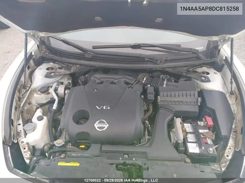 2013 NISSAN MAXIMA VIN 1N4AA5AP8DC815258 — фото 10