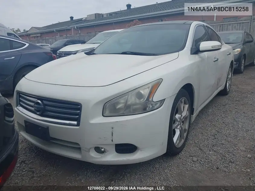 2013 NISSAN MAXIMA VIN 1N4AA5AP8DC815258 — фото 12
