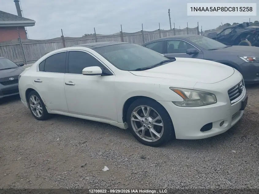 2013 NISSAN MAXIMA VIN 1N4AA5AP8DC815258 — фото 13