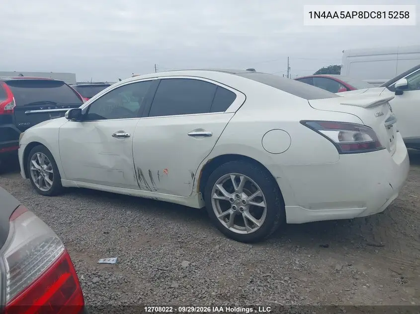 2013 NISSAN MAXIMA VIN 1N4AA5AP8DC815258 — фото 14