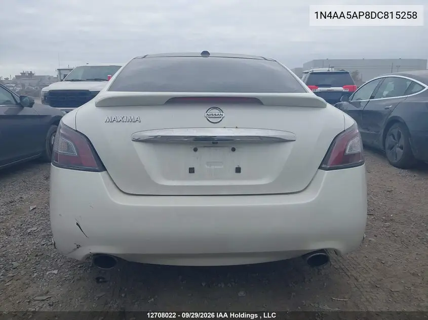 2013 NISSAN MAXIMA VIN 1N4AA5AP8DC815258 — фото 16