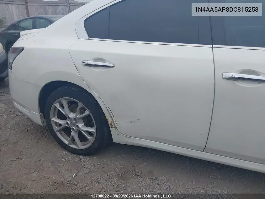2013 NISSAN MAXIMA VIN 1N4AA5AP8DC815258 — фото 20