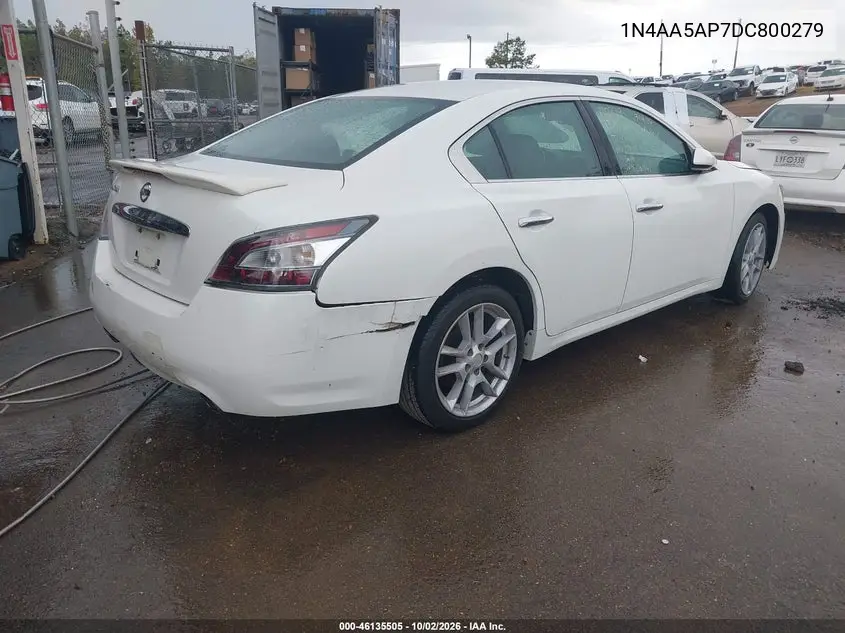 2013 NISSAN MAXIMA VIN 1N4AA5AP7DC800279 — фото 4