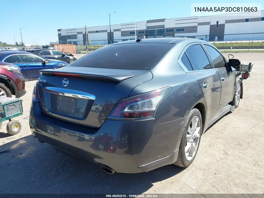 2013 NISSAN MAXIMA VIN 1N4AA5AP3DC810663 — фото 4