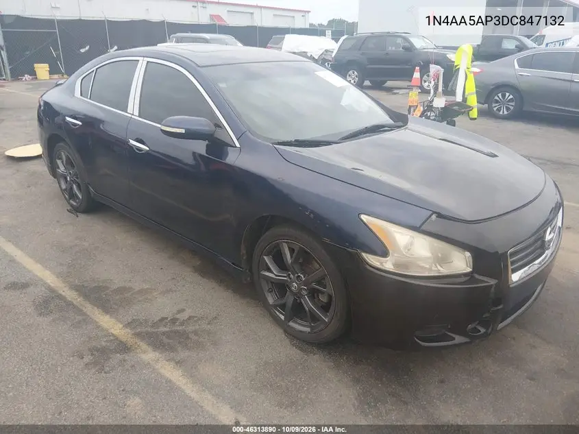 NISSAN MAXIMA 2013, VIN 1N4AA5AP3DC847132