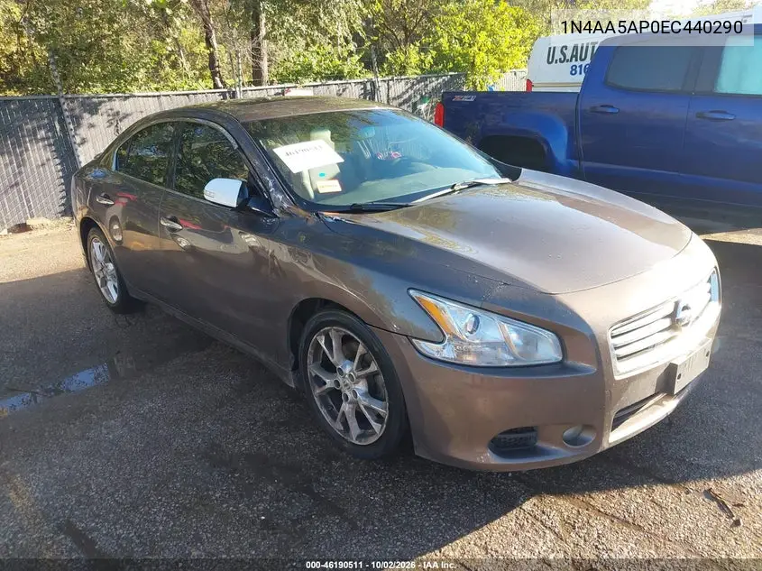 NISSAN MAXIMA 2014, VIN 1N4AA5AP0EC440290