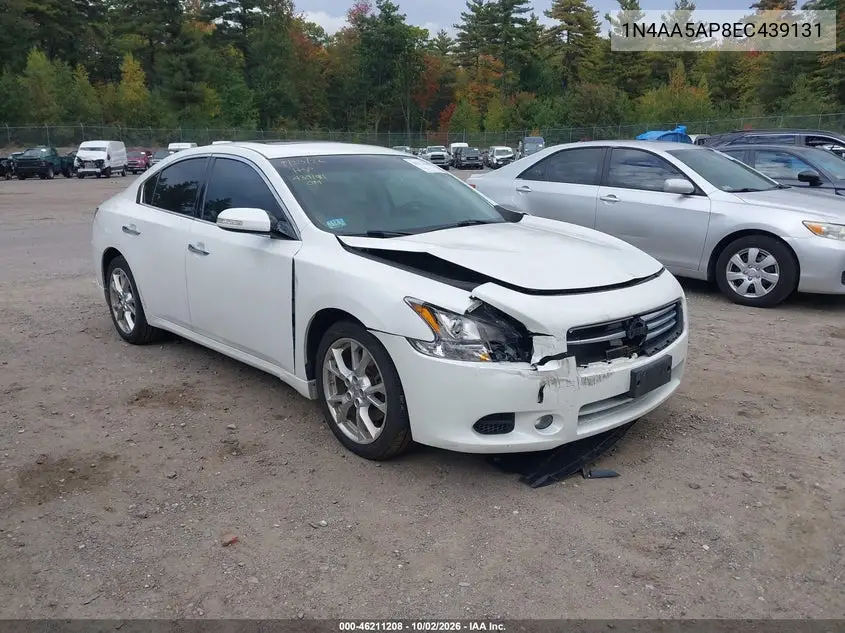 NISSAN MAXIMA 2014, VIN 1N4AA5AP8EC439131