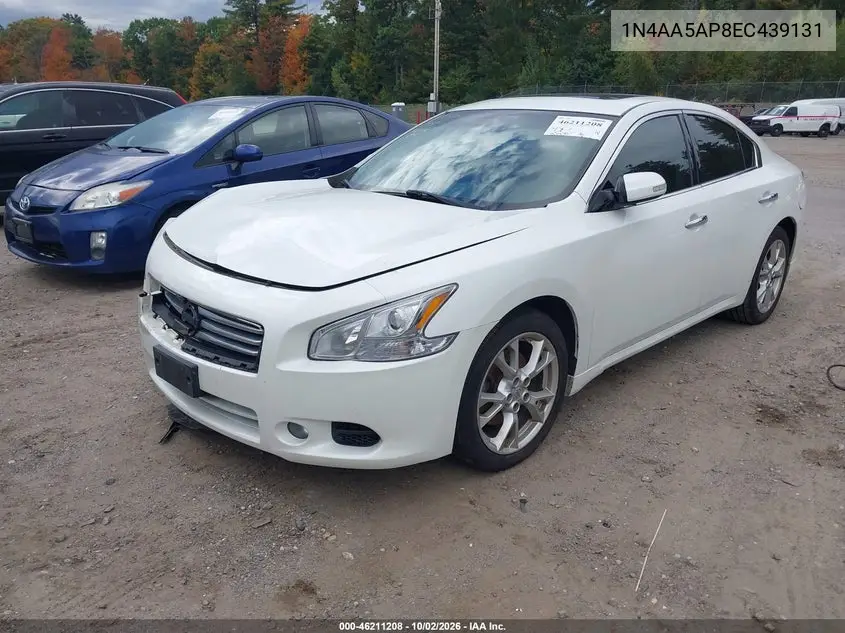 2014 NISSAN MAXIMA VIN 1N4AA5AP8EC439131 — фото 2