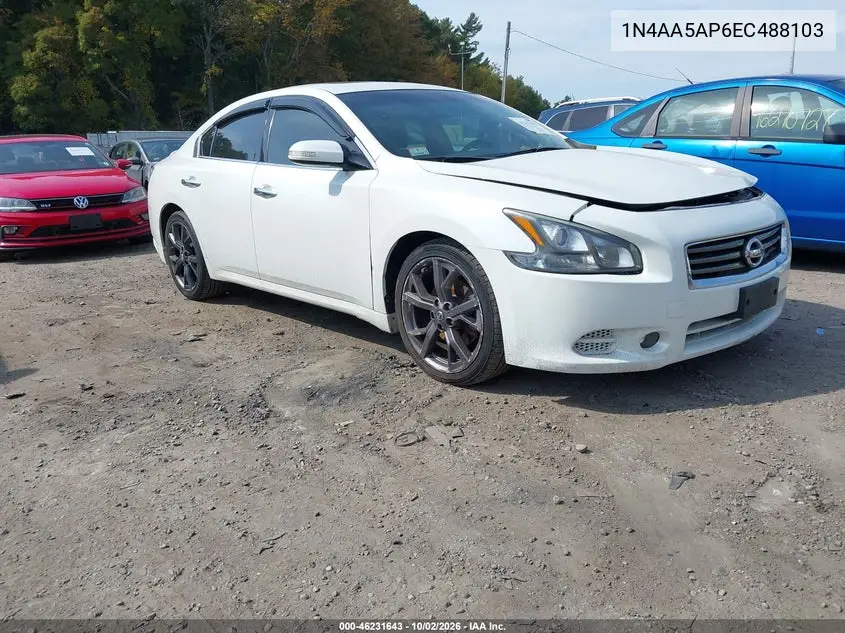 NISSAN MAXIMA 2014, VIN 1N4AA5AP6EC488103