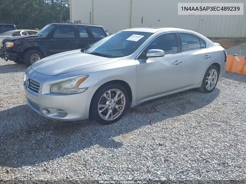 2014 NISSAN MAXIMA VIN 1N4AA5AP3EC489239 — фото 2