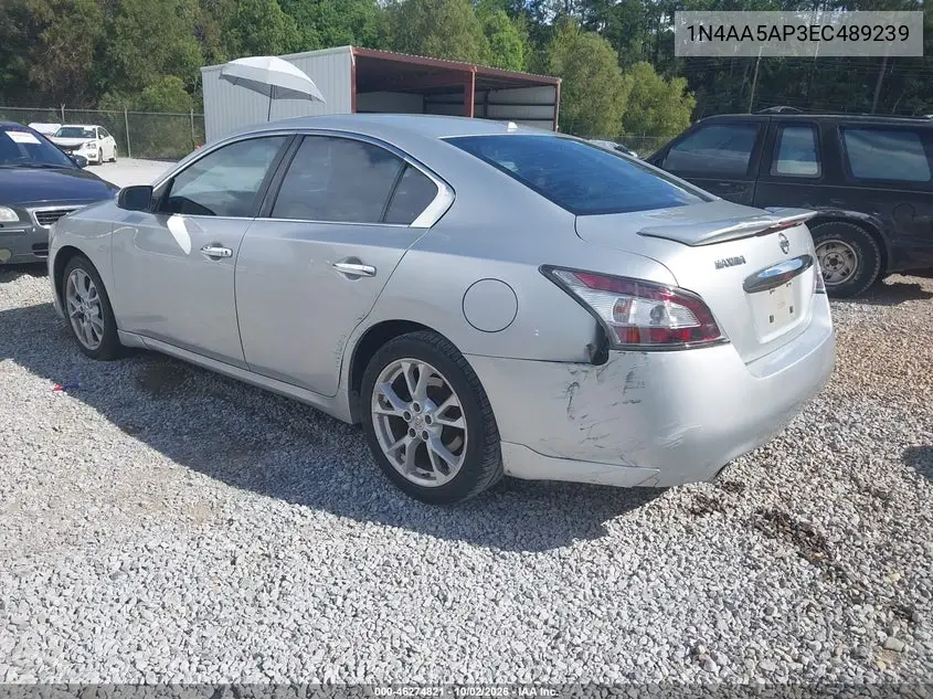 2014 NISSAN MAXIMA VIN 1N4AA5AP3EC489239 — фото 3