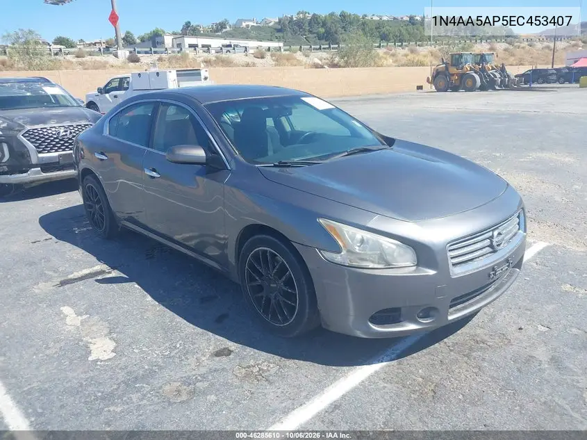 NISSAN MAXIMA 2014, VIN 1N4AA5AP5EC453407
