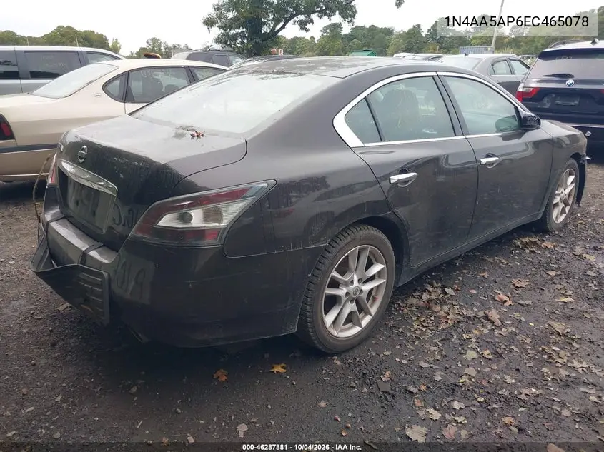 2014 NISSAN MAXIMA VIN 1N4AA5AP6EC465078 — фото 4
