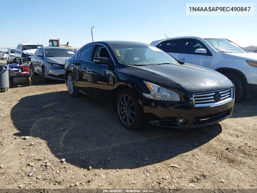 NISSAN MAXIMA 2014, VIN 1N4AA5AP9EC490847