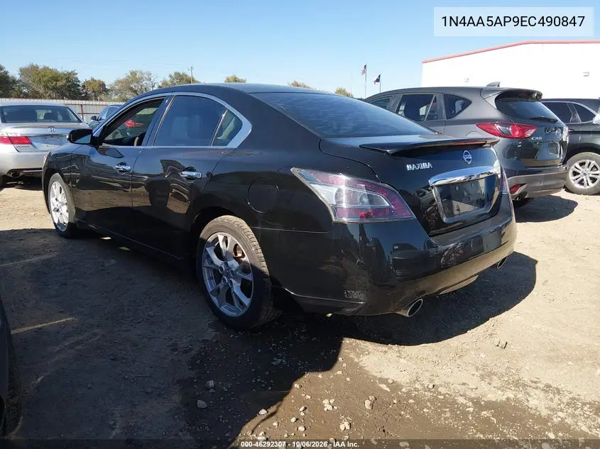 2014 NISSAN MAXIMA VIN 1N4AA5AP9EC490847 — фото 3