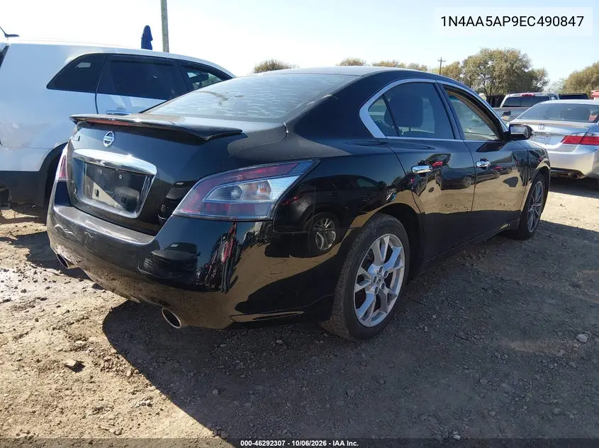 2014 NISSAN MAXIMA VIN 1N4AA5AP9EC490847 — фото 4