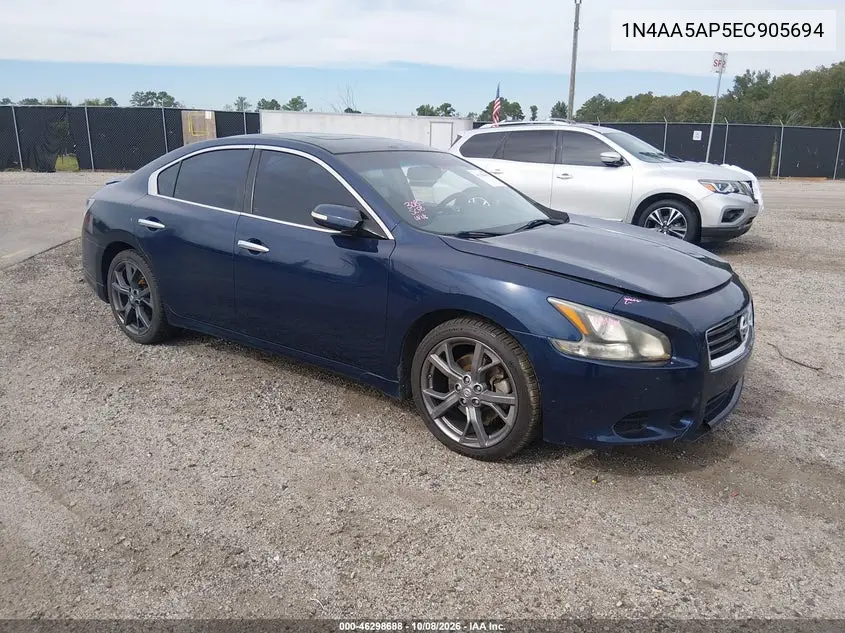 NISSAN MAXIMA 2014, VIN 1N4AA5AP5EC905694