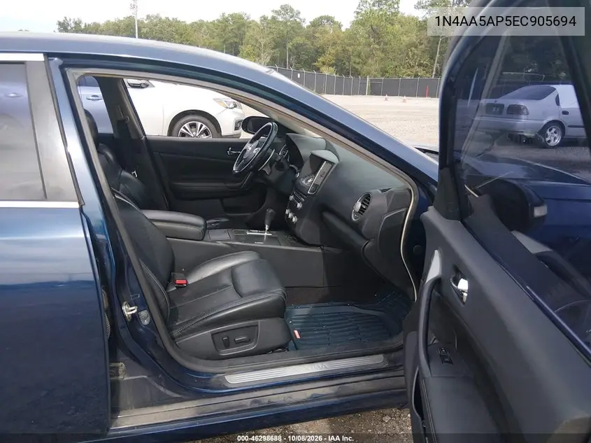 2014 NISSAN MAXIMA VIN 1N4AA5AP5EC905694 — фото 5