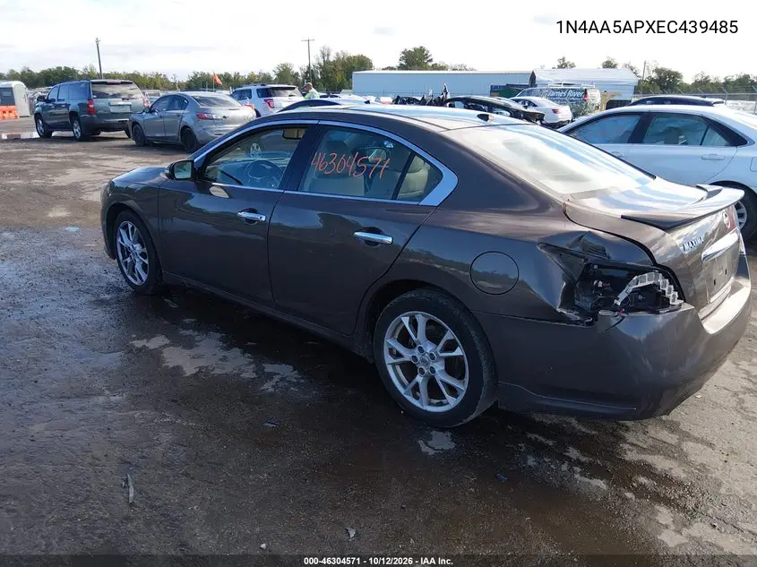 2014 NISSAN MAXIMA VIN 1N4AA5APXEC439485 — фото 3