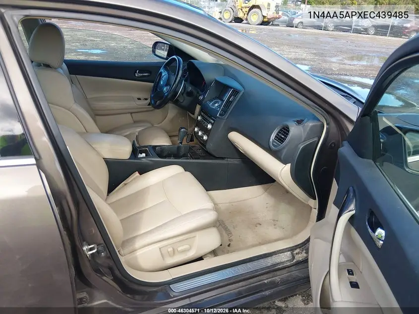 2014 NISSAN MAXIMA VIN 1N4AA5APXEC439485 — фото 5