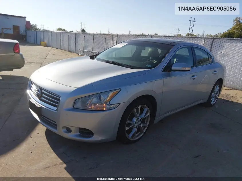 2014 NISSAN MAXIMA VIN 1N4AA5AP6EC905056 — фото 2