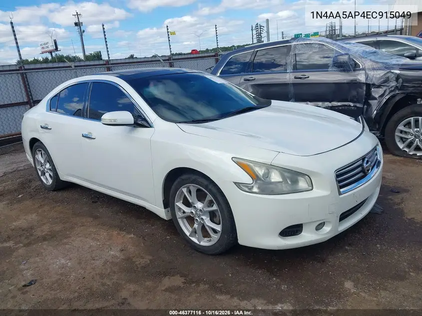 NISSAN MAXIMA 2014, VIN 1N4AA5AP4EC915049