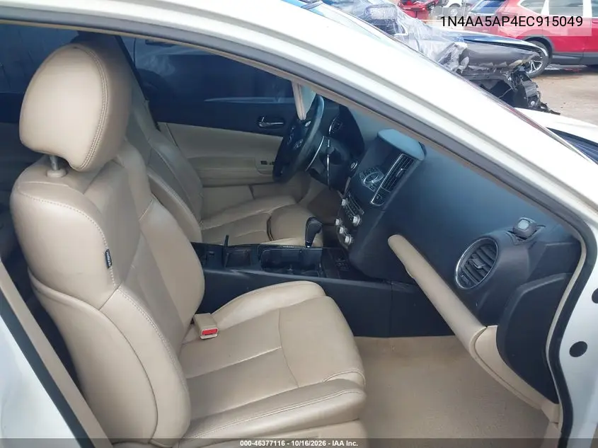 2014 NISSAN MAXIMA VIN 1N4AA5AP4EC915049 — фото 5