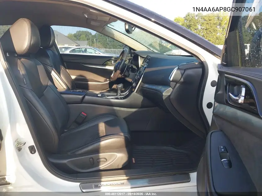 2016 NISSAN MAXIMA VIN 1N4AA6AP8GC907061 — фото 5