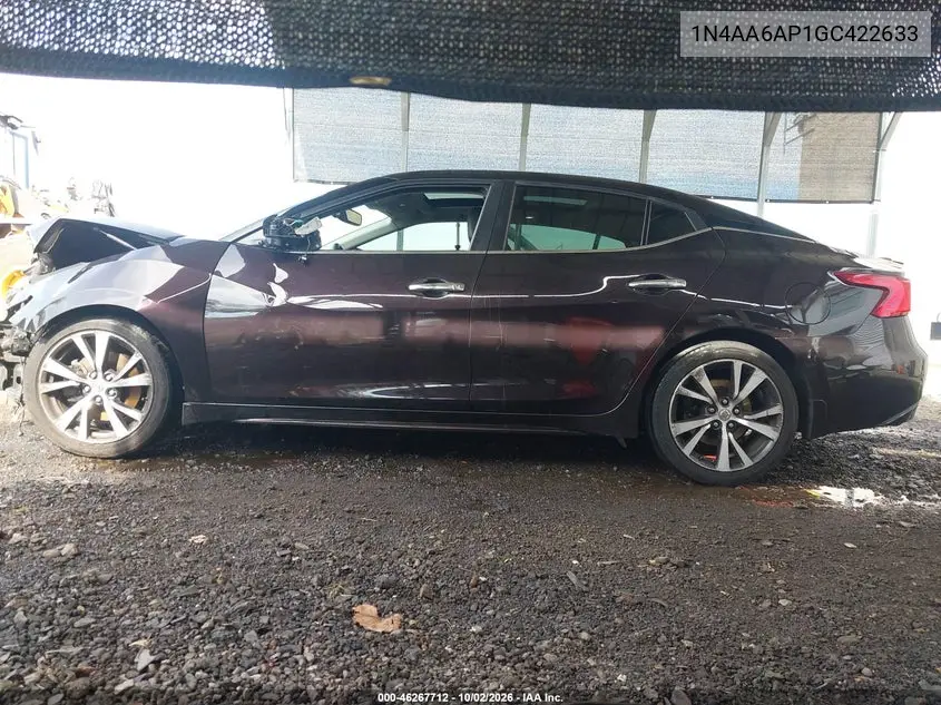 2016 NISSAN MAXIMA VIN 1N4AA6AP1GC422633 — фото 13