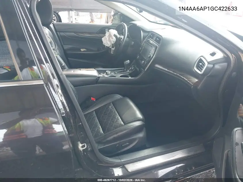 2016 NISSAN MAXIMA VIN 1N4AA6AP1GC422633 — фото 5