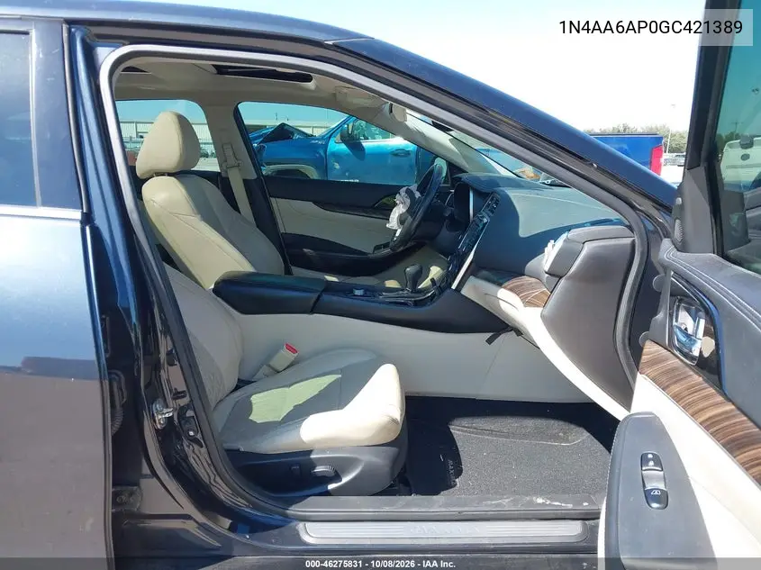 2016 NISSAN MAXIMA VIN 1N4AA6AP0GC421389 — фото 5