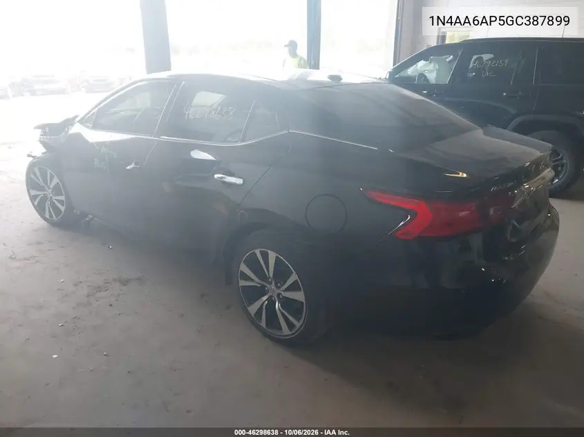 2016 NISSAN MAXIMA VIN 1N4AA6AP5GC387899 — фото 3