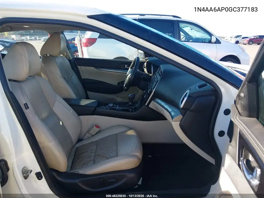 2016 NISSAN MAXIMA VIN 1N4AA6AP0GC377183 — фото 5