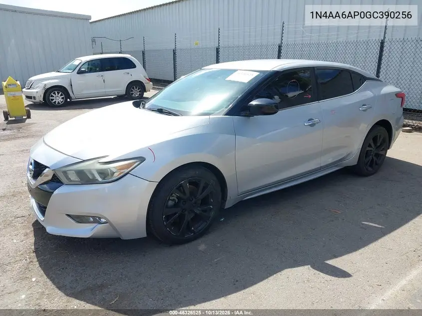 2016 NISSAN MAXIMA VIN 1N4AA6AP0GC390256 — фото 2