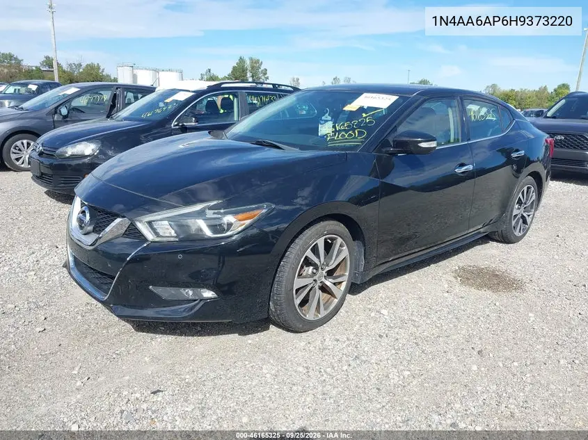 2017 NISSAN MAXIMA VIN 1N4AA6AP2HC373220 — фото 2