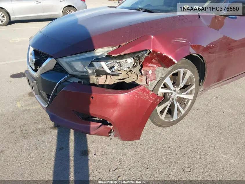 2017 NISSAN MAXIMA VIN 1N4AA6AP1HC376660 — фото 5