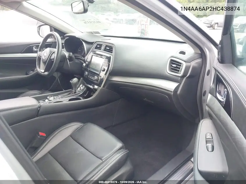 2017 NISSAN MAXIMA VIN 1N4AA6AP2HC438874 — фото 5